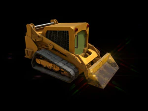 pala cingolata compatta Modello 3D