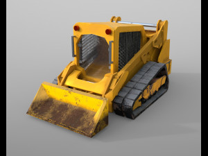 compact track loader Modelo 3D
