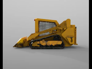 pala cingolata compatta Modello 3D