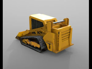 pala cingolata compatta Modello 3D