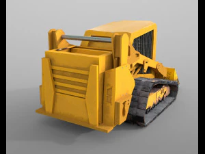 pala cingolata compatta Modello 3D