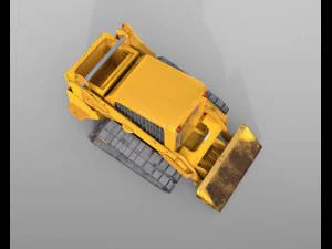 pala cingolata compatta Modello 3D