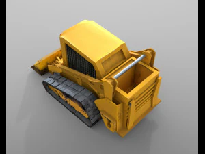 pala cingolata compatta Modello 3D