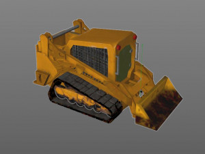 compact track loader Modelo 3D