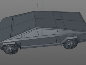 tesla cyber truck 3D Model