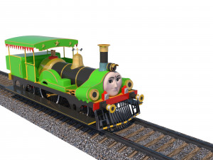 fairy queen train 3D मॉडल