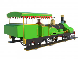 fairy queen train 3D Model