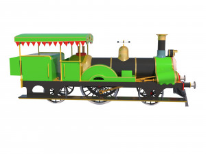 fairy queen train 3D Model