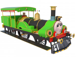 fairy queen train 3D Model