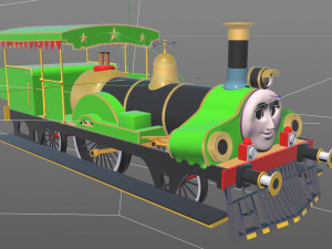 fairy queen train 3D Model