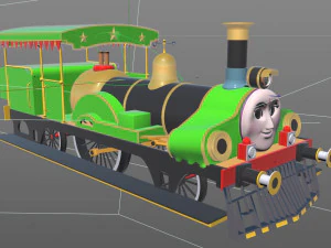 fairy queen train 3D Model