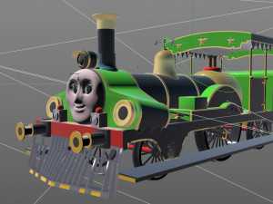 fairy queen train 3D Model