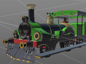 fairy queen train 3D Model