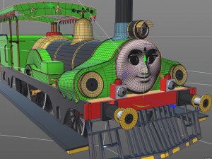 fairy queen train 3D Model