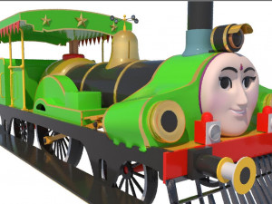 fairy queen train 3D Model