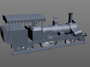 fairy queen train 3D Model