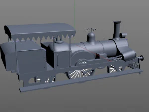 fairy queen train 3D Model