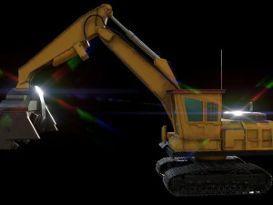 macchina forestale Modello 3D