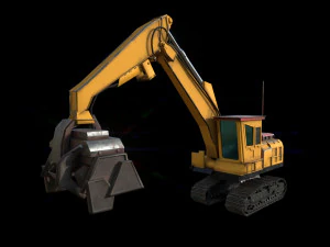 macchina forestale Modello 3D