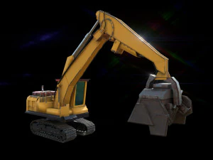 macchina forestale Modello 3D