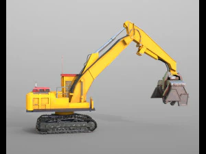 macchina forestale Modello 3D