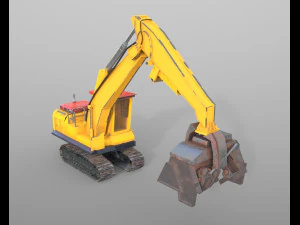 macchina forestale Modello 3D