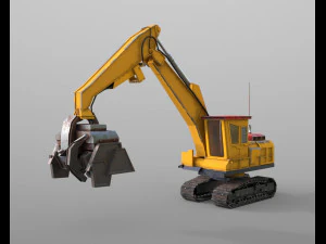 macchina forestale Modello 3D
