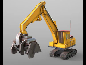 macchina forestale Modello 3D