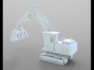 forest machine 3D Модель