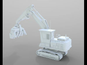 macchina forestale Modello 3D