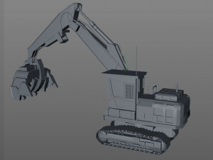 forest machine 3D Модель