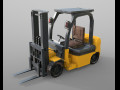 지게차 3D 모델