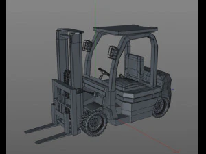 forklift 3D Model