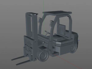 forklift 3D Model