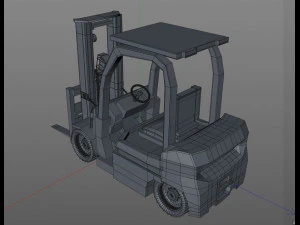 forklift 3D Model