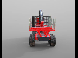 komatsu forwarder 3D Model