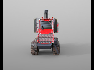 komatsu forwarder Model 3D