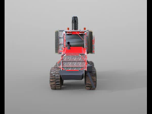 komatsu forwarder 3D Model