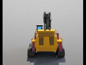 mining hydraulic shovel Model 3D