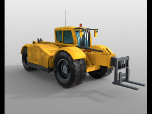 tele handler vehicle 3D Model