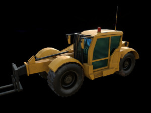 tele handler vehicle 3D Модель