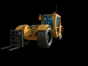 tele handler vehicle 3D Model