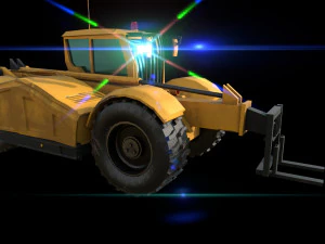 tele handler vehicle 3D Model