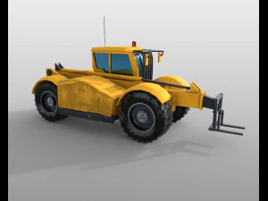 tele handler vehicle 3D Model