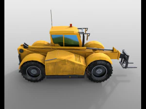 tele handler vehicle 3D Model