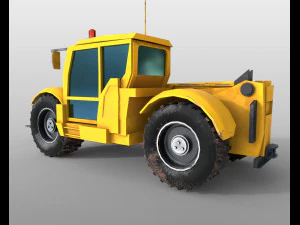 tele handler vehicle 3D Model