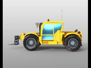 tele handler vehicle 3D Model