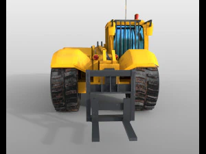 tele handler vehicle 3D Model