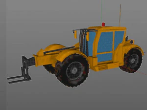 tele handler vehicle 3D Model