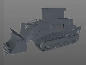 caricatore di binari Modello 3D